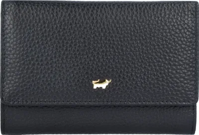 Produktbild von Portemonnaie ALESSIA Geldbörse M 15 Kartenfächer schwarz Damen - Leder