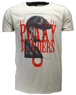Immagine prodotto di Maglietta Tommy Shelby di Peaky Blinders, colore bianco sporco – Merchandising ufficiale - XXL