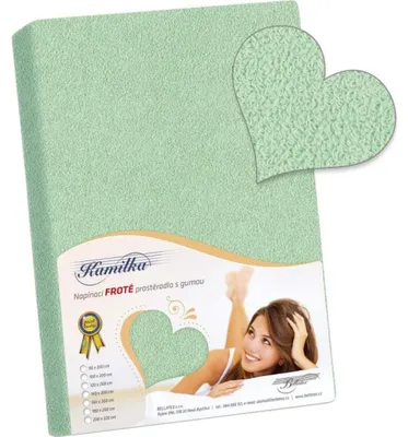 Obrázok produktu pre Froté prestieradlo - zelené - 120x200