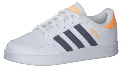 Immagine prodotto di ADIDAS GW2889 Breaknet K, scarpe da ginnastica per bambini, bianco/blu navy/giallo, taglia 30