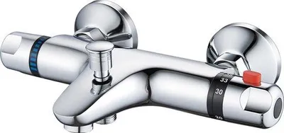 Produktbild von Thermostatische Duscharmatur mit Messing, Chrom, 38°C Sicherheitsfunktion