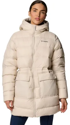 Produktbild von Columbia Damen Outdoorjacke Harmony Falls Hooded Mid Down Jacket Beige XS