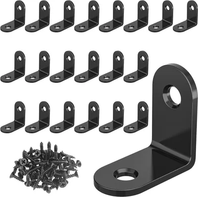 Eckverbinder 90 Grad - 20 Stück Metallwinkel für Möbel und DIY-Projekte