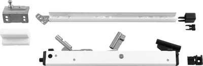 Produktbild von HAUTAU FL190 Öffnerschere mit Universal-Flügelbock, Alu weiß RAL 9016
