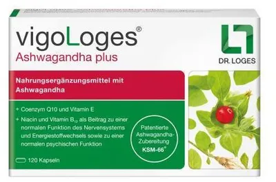 Obrázok produktu pre Vigologes Ashwagandha plus Capsules 60 kapsúl