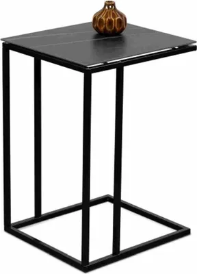 Produktbild von Beistelltisch >Beistelltisch Jon< in schwarz - 38x62x43 (BxHxT)