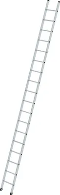 Produktbild von Günzburger Steigtechnik Sprossen-Anlegeleiter mit Standard-Traverse 18 Sprossen - 010118
