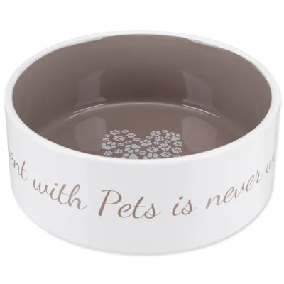 Produktbild von Keramiknapf Pet's Home 0,8 l/ø 16 cm creme/taupe