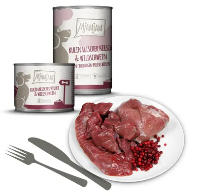 Obrázok produktu pre MjAMjAM 4260512871154, Dospelý, Akékoľvek plemeno, Diviak, Jeleň, 200 g, Bez cukru