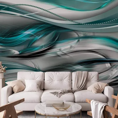 Produktbild von Vlies Fototapete - Tunnels (Green) 150x105 cm Abstrakt a-A-0348-a-d