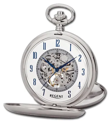 Productafbeelding van Herenarmbandhorloge, analoog, Regent, zakhorloge, model D3URP705