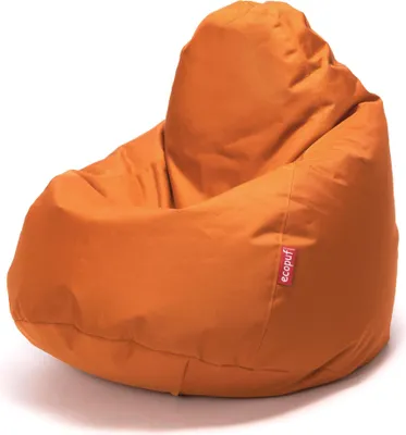 Produktbild von Ecopuf Fuzzy, Sitzsack, Sessel Kinder Erwachsene, Pouf, Bean Bag Gaming, 80x110, Hellbraun Nc11