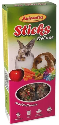 Productafbeelding van Avicentra knaagdertjes, groot formaat - met vitamines en honing, 2 stuks