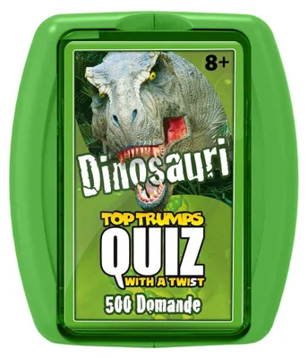 Obrázok produktu pre Winning Moves Top Trumps Quiz – Dinosaury – Talianska verzia (IT), 034128