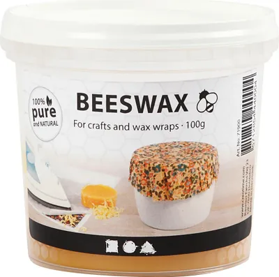 Produktbild von 100% Natürliches Bienenwachs im Glas - 100 g