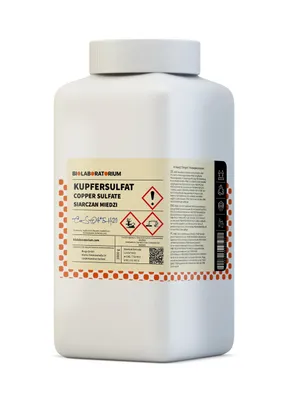 Produktbild von Kupfersulfat Pentahydrat (CuSO₄·5H₂O) – 1 kg – ≥93 % Reinheit – Biolaboratorium