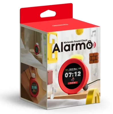 Produktbild von Nintendo Sound Clock Alarmo Wecker - rot mit Bewegungssensor 10013963