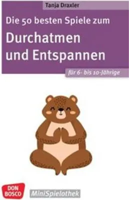 Obrázek produktu pro Die 50 besten Spiele zum Durchatmen und Entspannen für 6- bis 10-Jährige