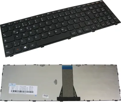 A top-down view of a laptop keyboard and its underside.
