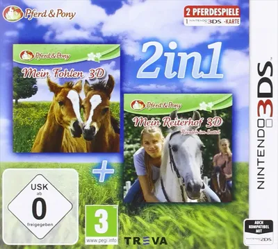 Produktbild von 2 in 1: Mein Fohlen 3D + Mein Reiterhof 3D Rivalen