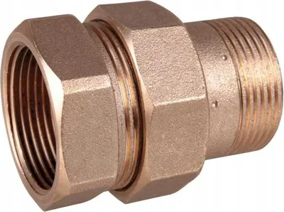 Immagine prodotto di Raccordo diritto in ottone con O-ring 2"