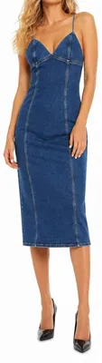 Produktbild von Diesel DE-FULVY-DRESS-D Damen Kleid Jeanskleid