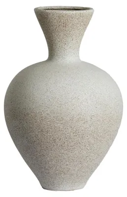 Image de Vase blanc en céramique raffiné Light & Living Sulmona