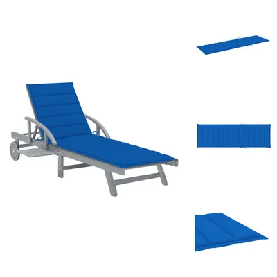 Produktbild von vidaXL Sonnenliege mit Auflage Akazie Massivholz - Sonnenliegen