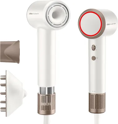 Produktbild von Ufesa Haartrockner Ion Plasma Essence 110000 U/min Digitalmotor, Ionengenerator, Temperatursensor, Anti Frizz, Magnetaufsätze, 2 Stufen, Kaltluft