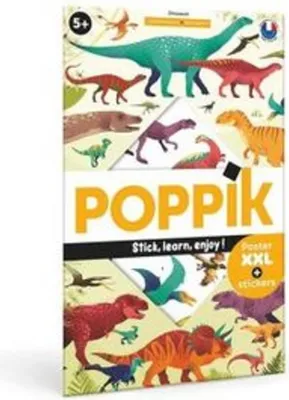 Produktbild von POPPIK - Lernposter & Sticker Dinosaurier