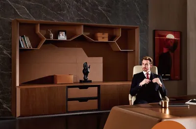 Produktbild von Büro Akten Regal Schrank Holz Regale Schränke Office Wohnzimmer Design Möbel Neu