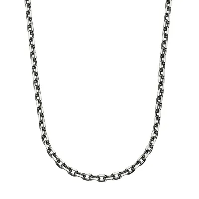 Produktbild von Zeeme Stainless Steel Halskette Edelstahl-Ankerkette 3mm breit