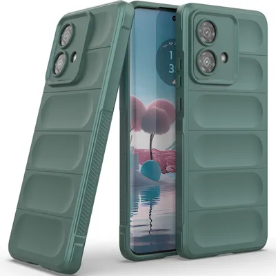 Obrázek produktu pro Pouzdro pro Motorola Edge 40 Neo Měkké TPU Silikonové Nárazuvzdorné Ochranné Pouzdro zelené