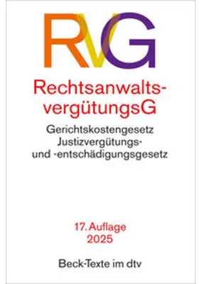 Image de Rechtsanwaltsvergütungsgesetz. RVG