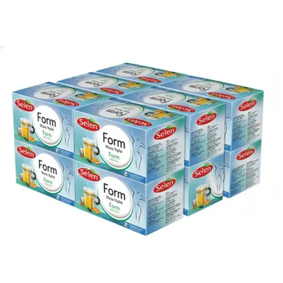 Immagine prodotto di SELEN Form Mate/Mela, 20 bustine di tè singole da 2 g – 40 g – 12 confezioni