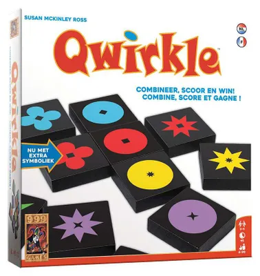 Produktbild von 999 Games 999 Games Qwirkle-Brettspiel