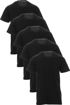 Produktbild von Mivaro Herren T-Shirt 5er Pack Basic Rundhals - Männer Tshirt 100% Baumwolle atmungsaktiv - kurzarm - Unterziehshirt - Regular Fit - bis Größe 5XL