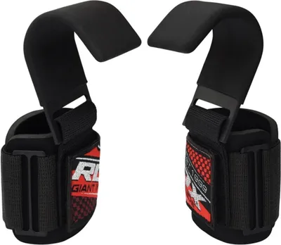 Produktbild von RDX Sports W5 Gel Lifting Hook Straps mit Grip
