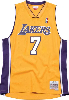 Obrázek produktu pro Basketbalový dres Mitchell & Ness Los Angeles Lakers NBA Swingman Jersey Lamar Odom gold - XL