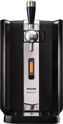 Produktbild von Philips PerfectDraft Bierzapfanlage HD3720/26, 6 l, Draft-Bierzapfanlage, Hoegaarden, Leffe, 1,5 bar, Schwarz, Chrom, Metallisch, 32 °C