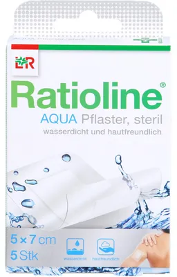 Produktbild von RATIOLINE aqua Duschpflaster Plus 5x7 cm steril