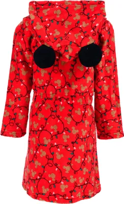 Produktbild von Minnie Mouse Kinder Mädchen Bademantel Morgenmantel     , Farbe:Rot, Größe:116
