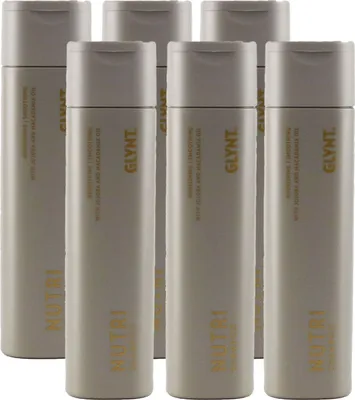 Produktbild von GLYNT Nutri 6 x 250 ml Shampoo für trockenes Haar Glanz & Geschmeidigkeit Set