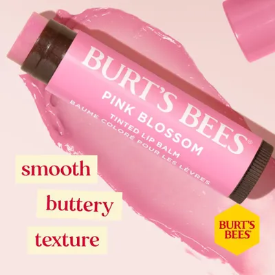 Produktbild von Burt's Bees Lippenbalsam Pink Blossom 4g - Natürliche Pflege für zarte Lippen