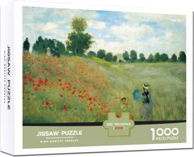 Image de Puzzle 1000 pièces, puzzle adulte, puzzle coloré pour adultes et enfants à partir de 14 ans, zone de soutien A-F- 70x50cm