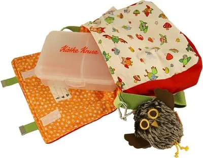 Produktbild von Käthe Kruse Kinderrucksack Alba - Schultertasche mit Brotdose rot