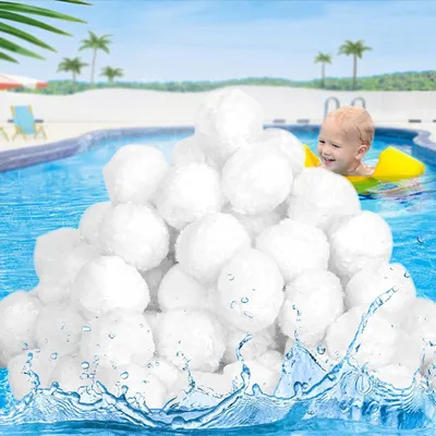Produktbild von Filterbälle für Pool, 700 g, Polyester, wiederverwendbar
