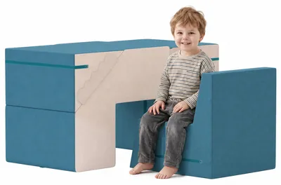 Productafbeelding van AIYAPLAY Schuimblokken voor kinderen, set van 2. Zachte bouwstenen met afneembare bekleding