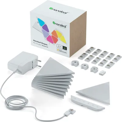 Image de Nanoleaf - Mini Kit Formes Triangles (démarreur+9)