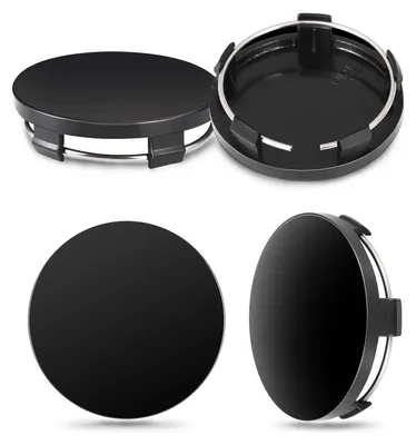 Imagen del producto de 4 tapacubos, 60 mm, tapacubos universales, color negro